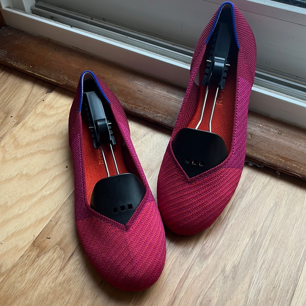 Pink rothys 8.5. Like new.